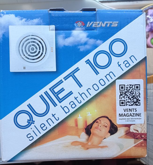 Вентс 100 Квайт, бытовой вентилятор.