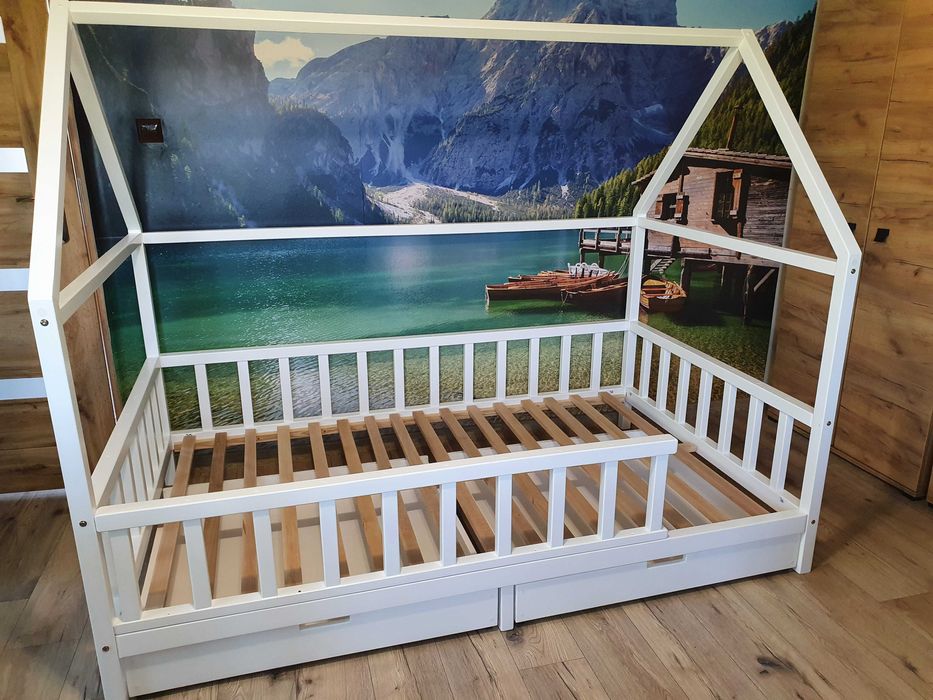 Łóżko Domek  Tipi Drewniane