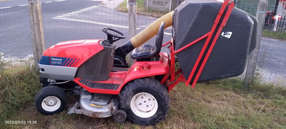 Kosiarka samojezdna traktorek z koszem Yanmar LD18 diesel hydrostat