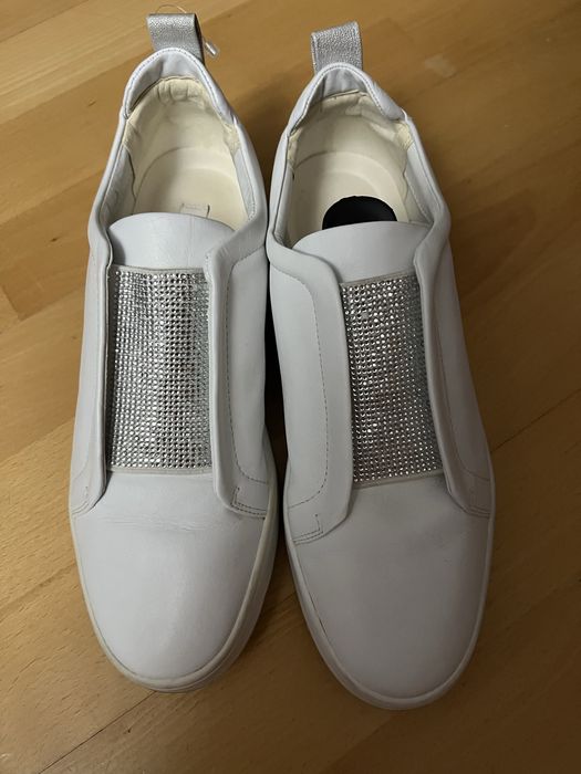 Мокасины слипоны  Dune кроссовки кожа