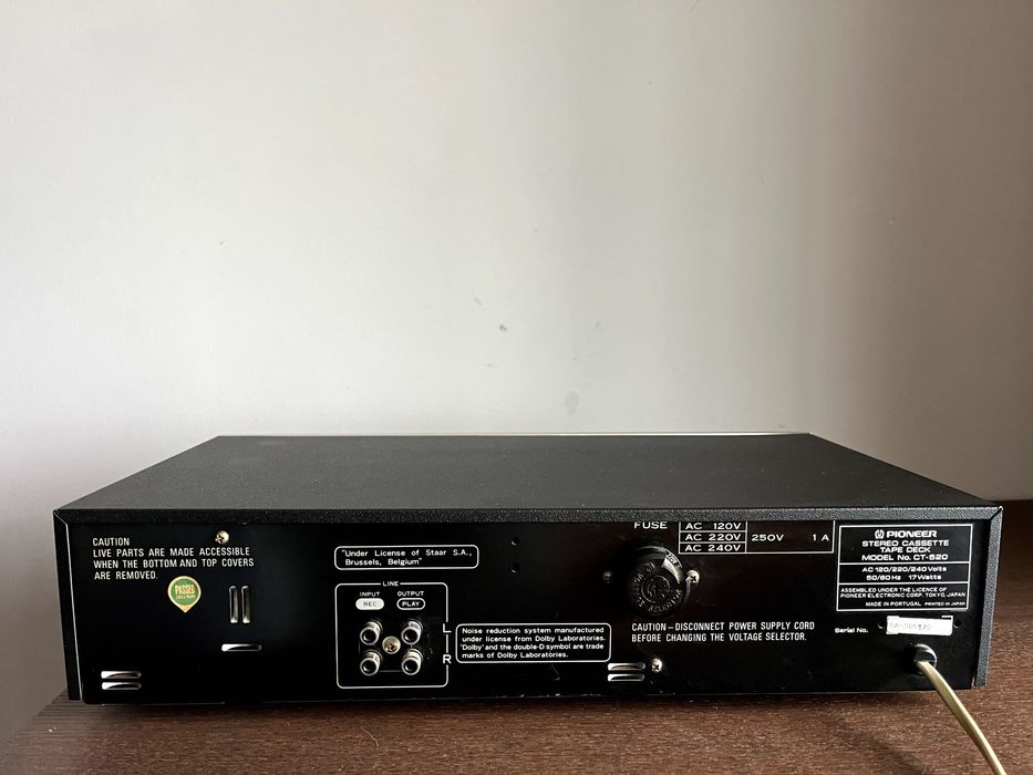 Deck cassetes Pioneer CT 520