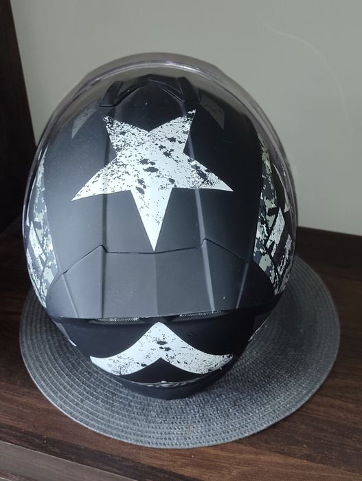 Kask motocyklowy SMK rozmiar XS z interkomem