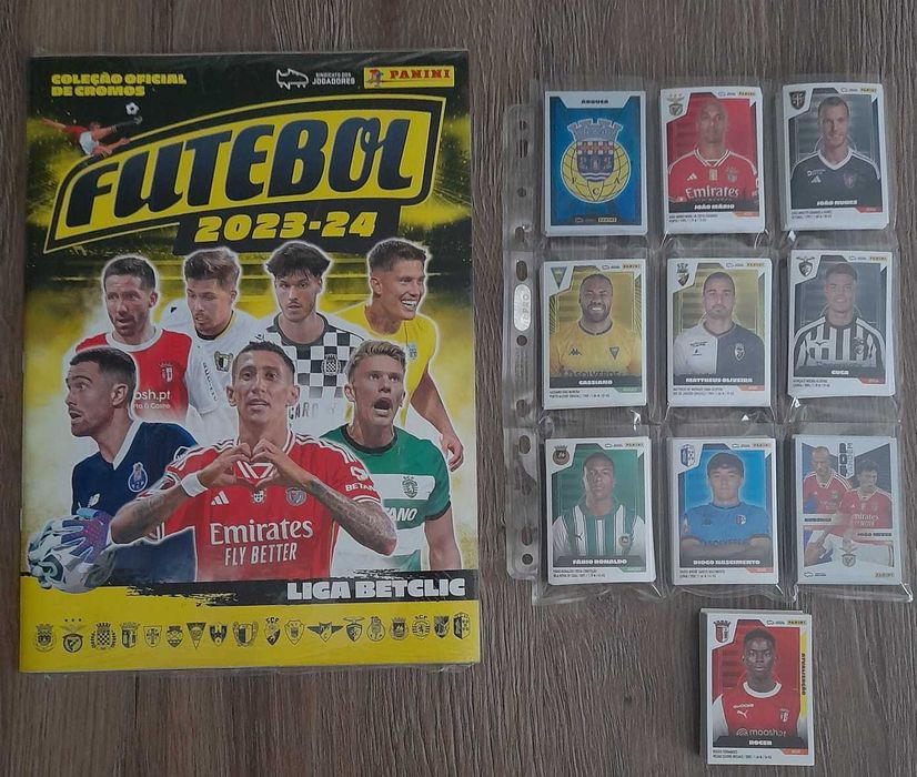 Coleção de cromos por colar da liga portuguesa 23/24