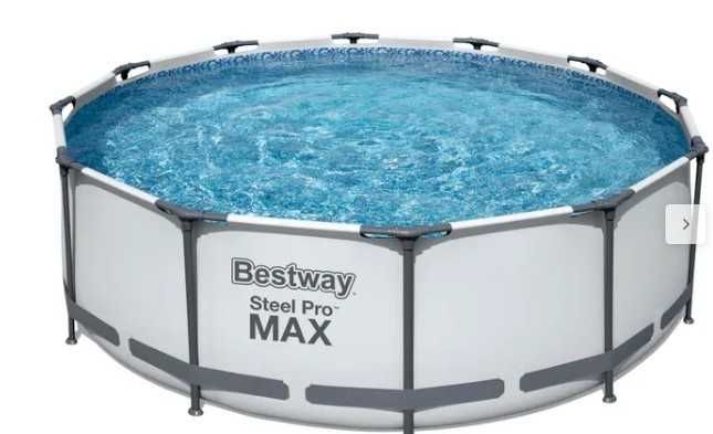 RESERVADAPiscina NOVA - Bestway STEEL PRO MAX D366X100CM +escada+filtro+cartucho+recarga