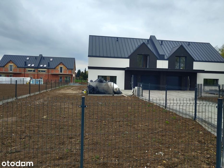 *OSTATNI*Dom jednorodzinny w zabudowie bliźniaczej-130m2 pierwszy etap