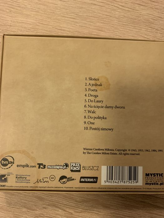 Czesław śpiewa Miłosza CD