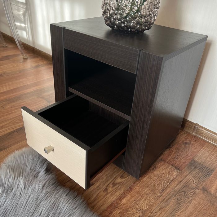 Тумба приліжкова 2 шт тумба прикроватная Венге