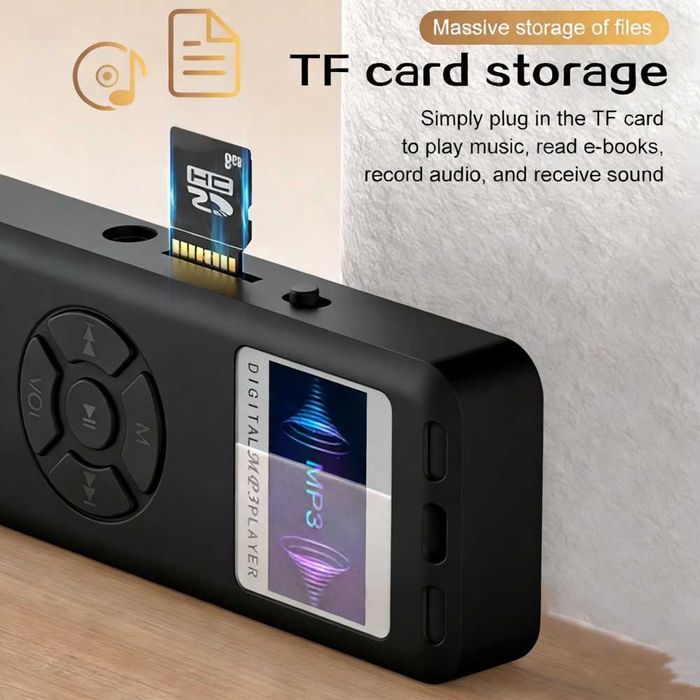 Mini gravador de áudio/som/voz digital 8 gb