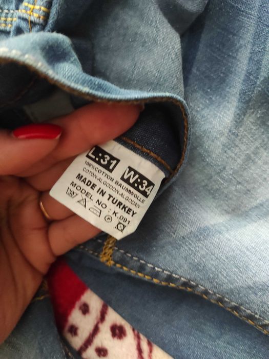 Чоловічі джинсові бріджі