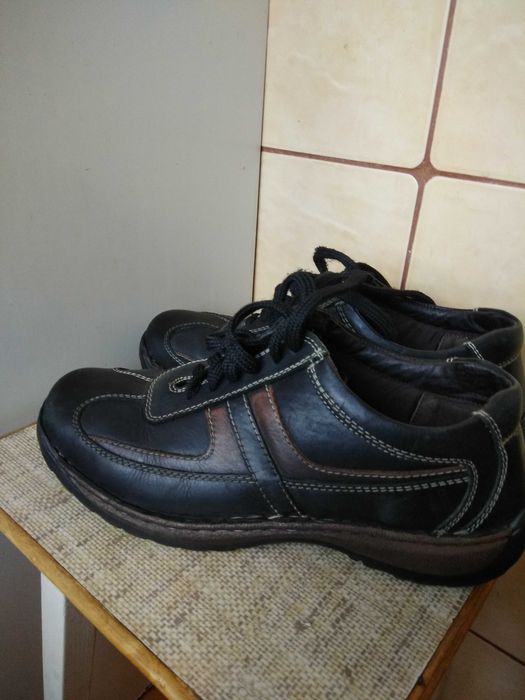 Buty półbuty skórzane czarne rozmiar 43 wkładka 28cm