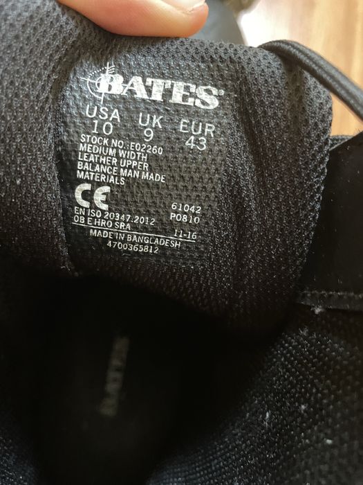 Buty taktyczne wojskowe Bates trekingowe