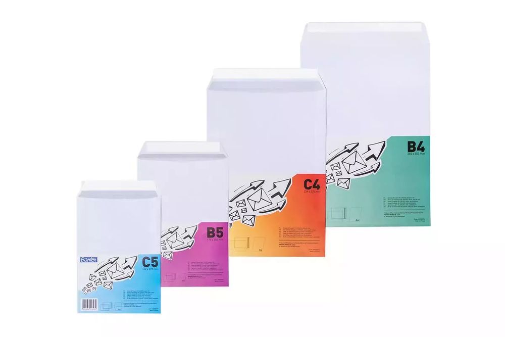 Koperta C5 Hk Biały Ban Fol Op25Szt. Nowy Produkt