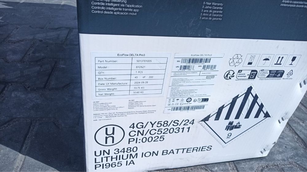 Ecoflow Delta Pro 3 / Екофлов / Экофлоу / Безкош. доставка по Дніпру.