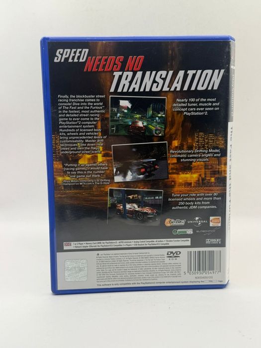 The Fast And The Furious 3xA Ps2 nr 0298