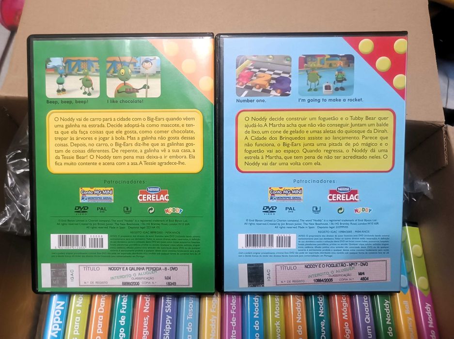 Coleção Completa 20 DVD's Learn English with Noddy PT-PT