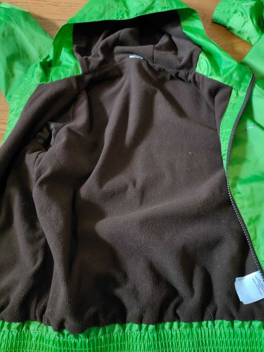 Kurtka chłopięca Quechua zielona 128