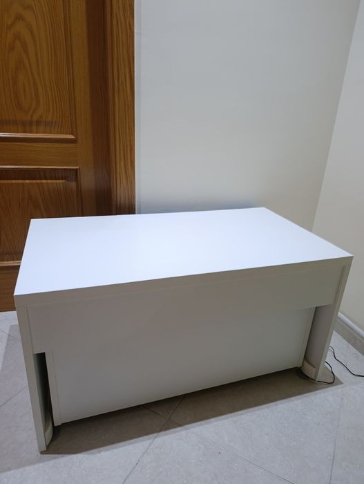 Móvel Arrumação/Sapateira Branca e Azul-IKEA