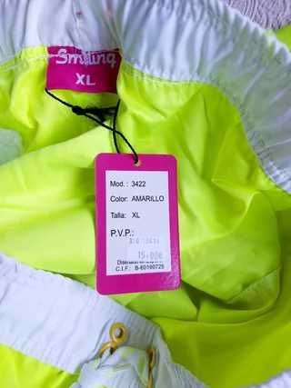 Calcão amarelo fluorescente