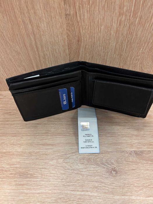 Portfel męski styl włoski, skóra