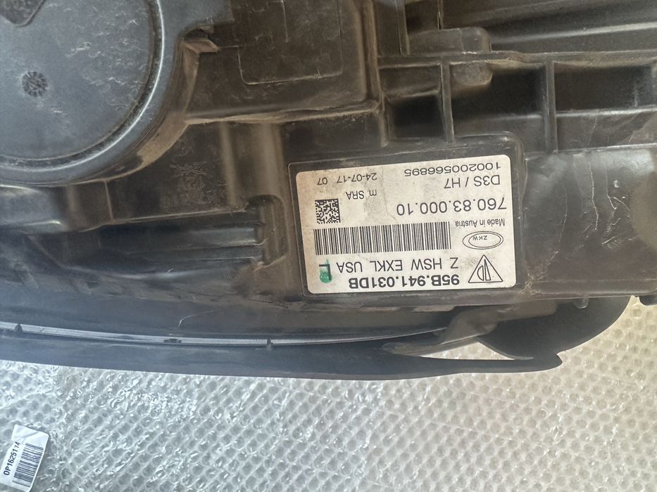 Фара на Porsche Macan. Європа PDLS. НАЯВНІСТЬ!