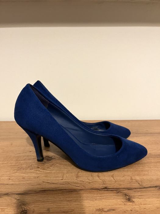 Salto alto Azul-Marinho