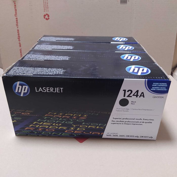 Картридж оригінальний HP 124A Q6000A , Q6001A , Q6002A , Q6003A