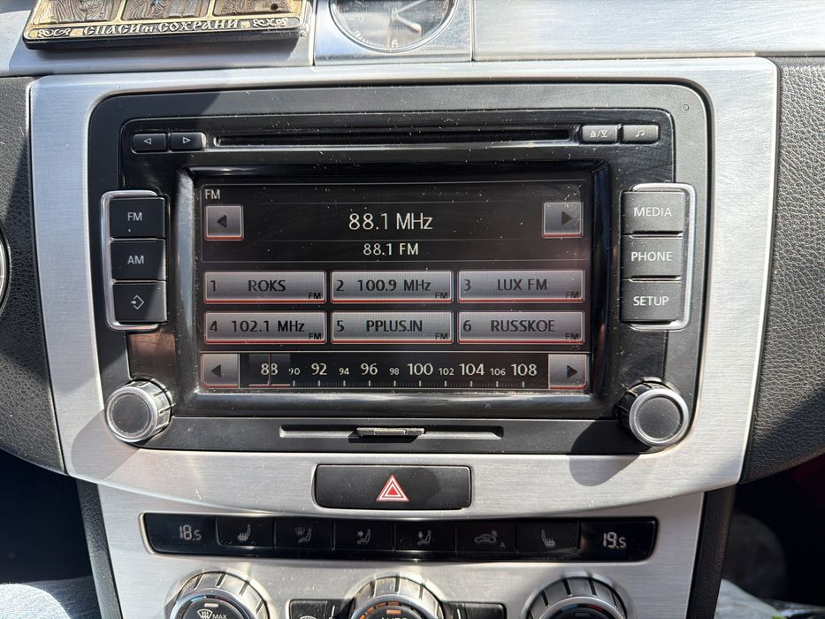 Оригінальна магнітола Volkswagen Passat B7 RCD 510, сенсорна