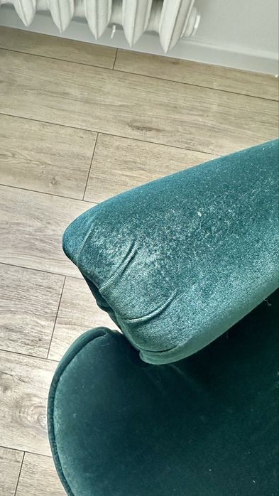 Fotel IKEA STRANDMON – butelkowa zieleń