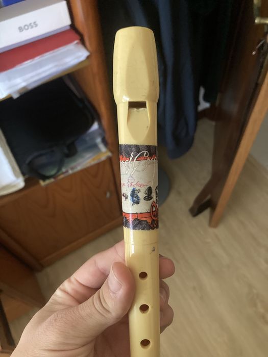 Flauta de sopro musical