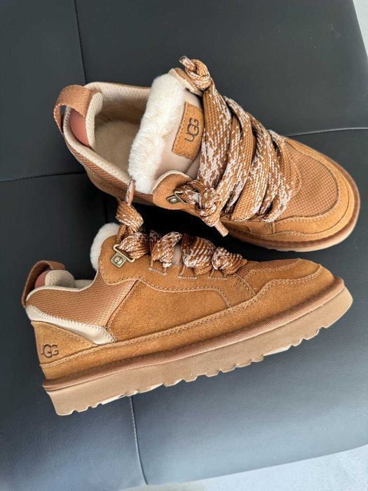 Уггі 36-45 UGG Lowmel Sneaker Chestnut premium угги