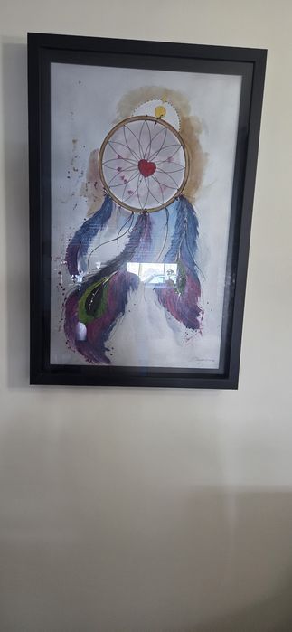 Quadro parede espanta espíritos  60x90cm