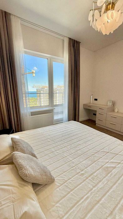 2к + Кухня гостиная ЖК Атмосфера Торг Вид на море Дизайнерский ремонт