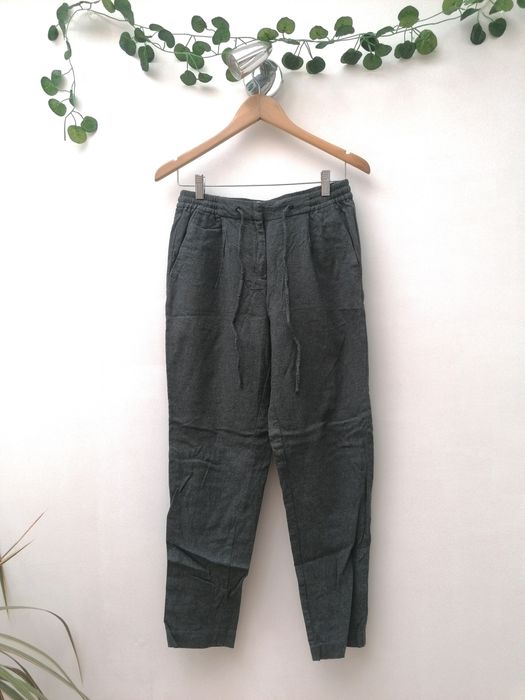 Calças harém cinza