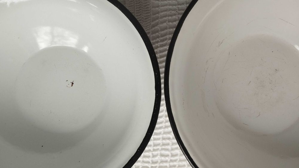 Stare miseczki emaliowane