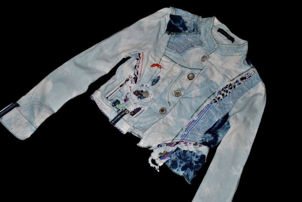 Juju Christine джинсовый жакет XS S эксклюзив оригинальный дизайн desi