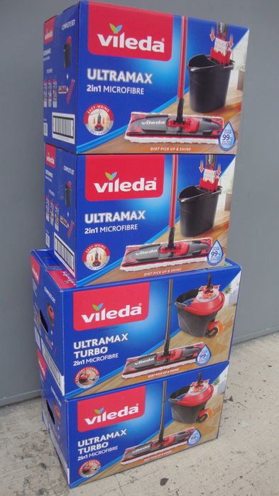 Швабра відро для прибирання Vileda миття підлоги Виледа турбо отжим