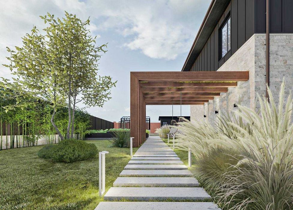 Ландшафтний дизайн, озеленення, квітники, садовник