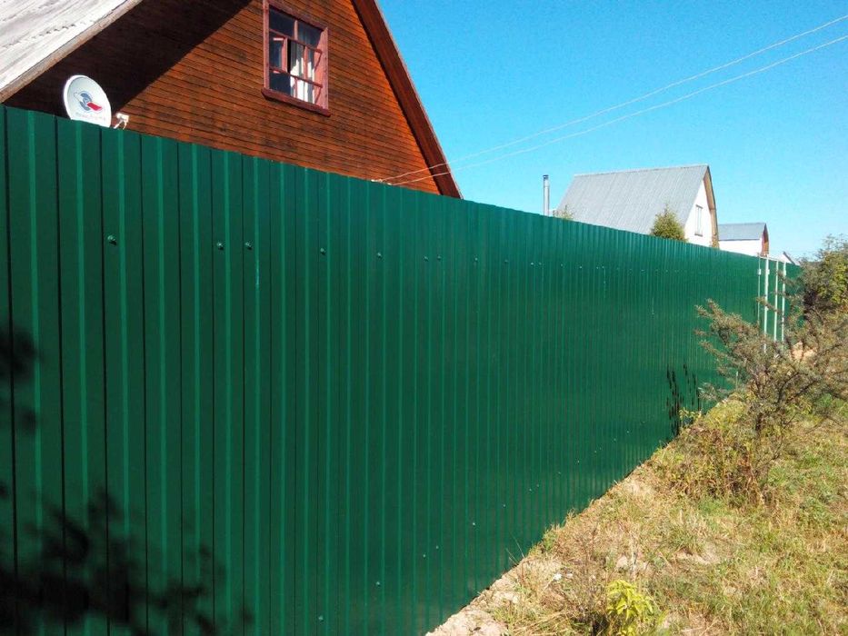 Забор из профнастила любой высоты! От 143  грн