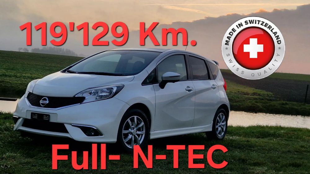 Nissan Note Ze Szwajcarii oryginalny przebieg