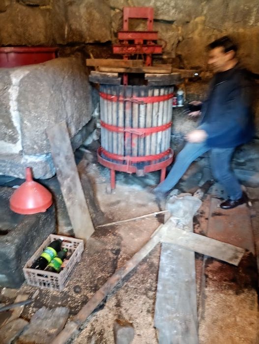 Prensa vinho 2 pipas