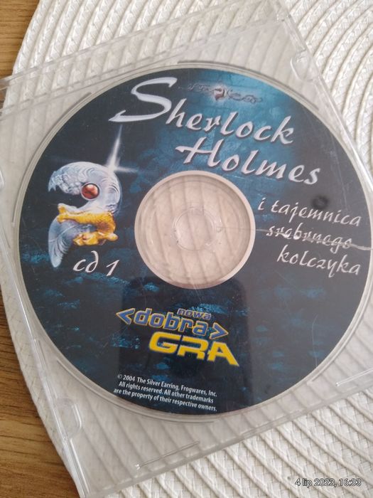 Gra Sherlock Holmes i tajemnica srebrnego kolczyka 2 x CD PC CD-ROM