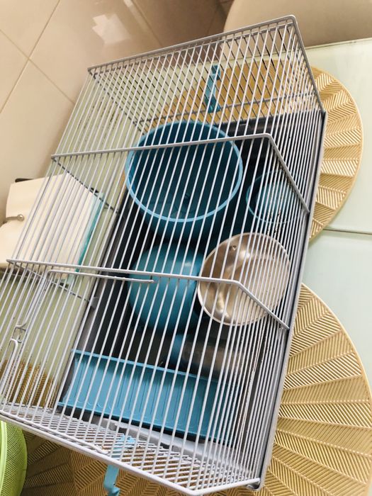 Gaiola completa Hamster + Comida