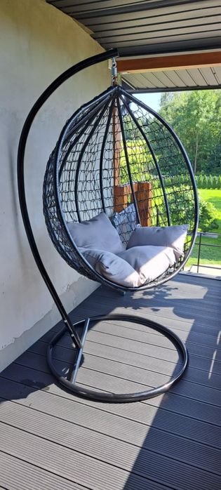 Huśtawka ogrodowa wisząca kokon