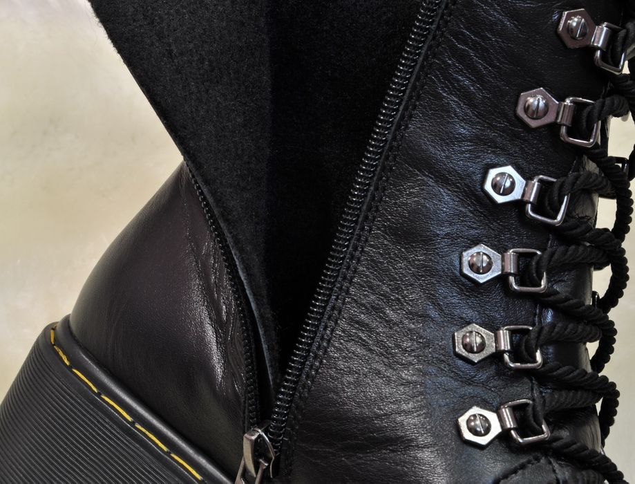 Жіночі високі черевики зимові демі натуральні Dr. Martens р. 39 40 41