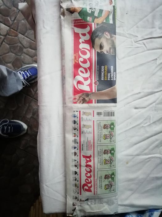 Placar Muito Antigo de Publicidade Colecção