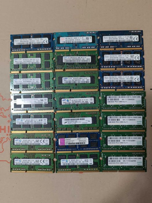 Оперативна пам'ять (ОЗП, RAM) SODIMM DDR для ноутбуків