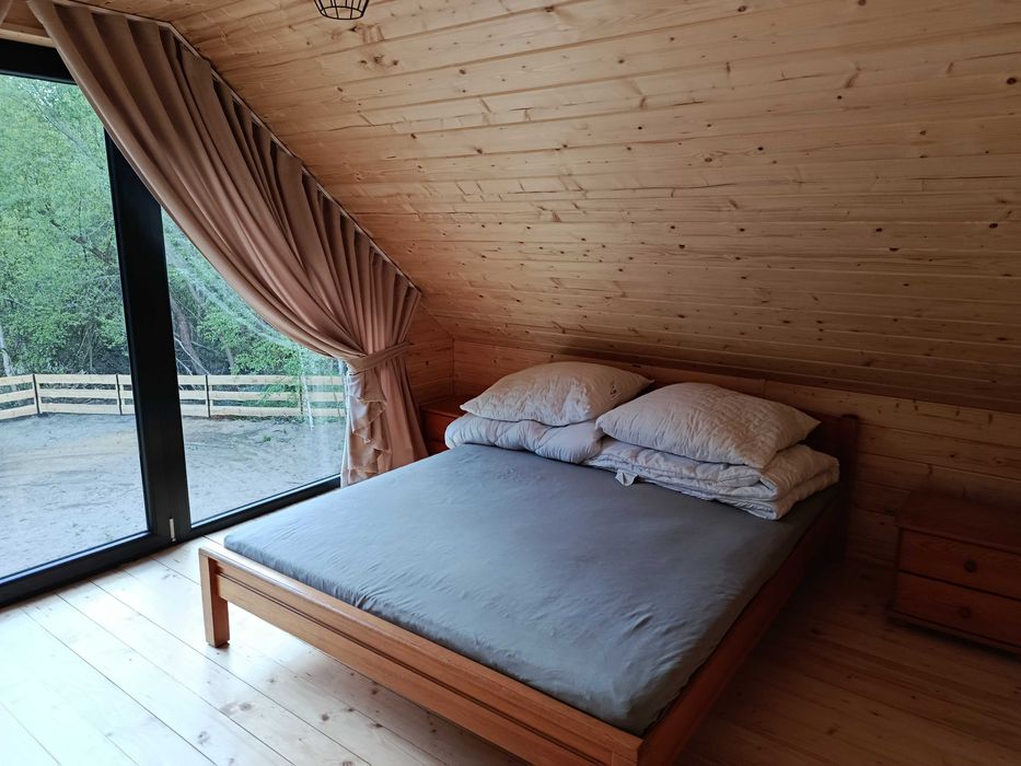 Domek nad jeziorem w Borach Tucholskich