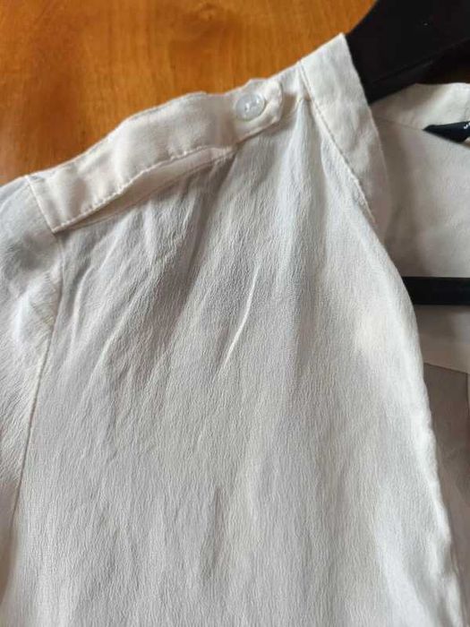 Kremowa/biała koszula Zara r. XS