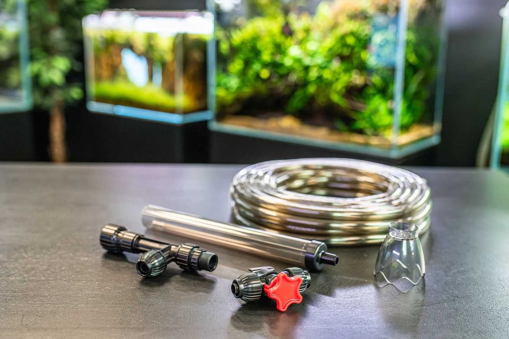 Resun zestaw do wymiany wody w akwarium Easy Vac 15 m, odmulacz