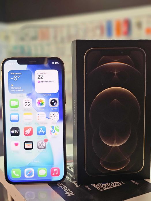 Iphone 12 pro gold ,stan idealny ! nowa bateria !